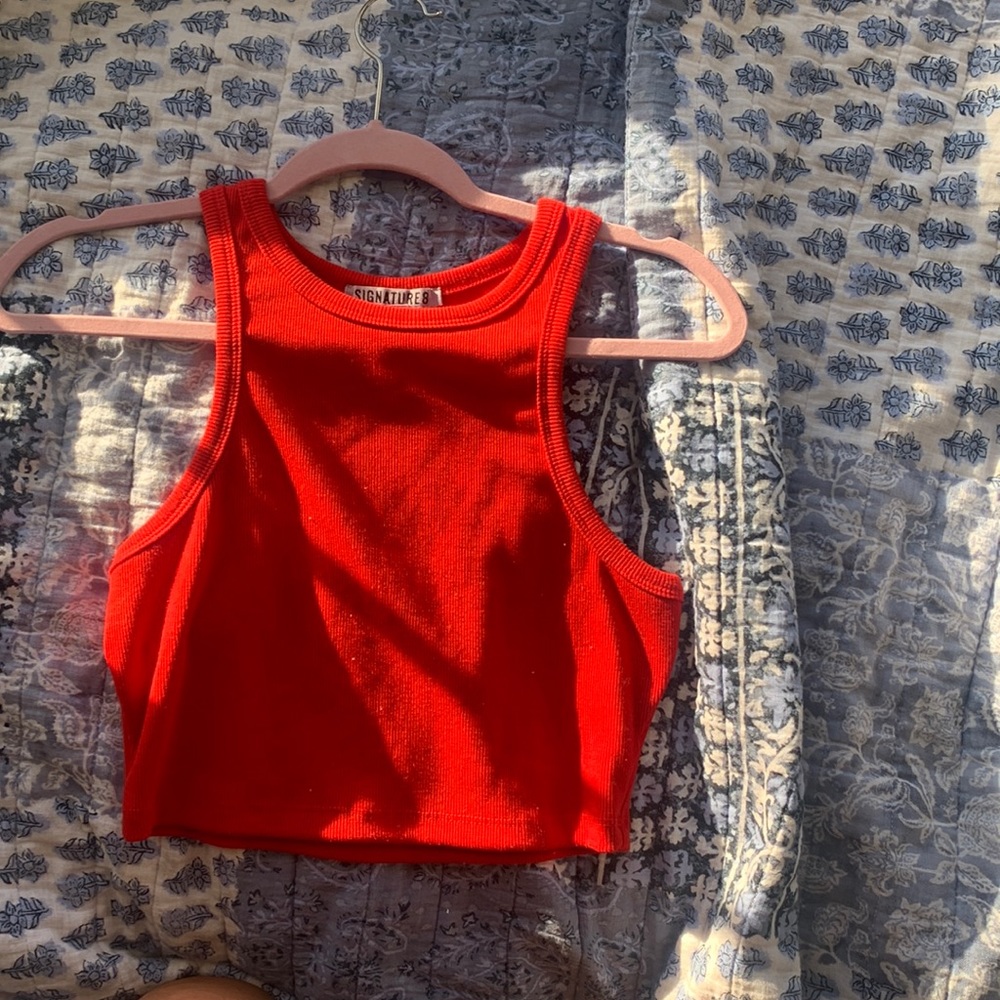 Cute red tank top from bittano (boutique clothing store)